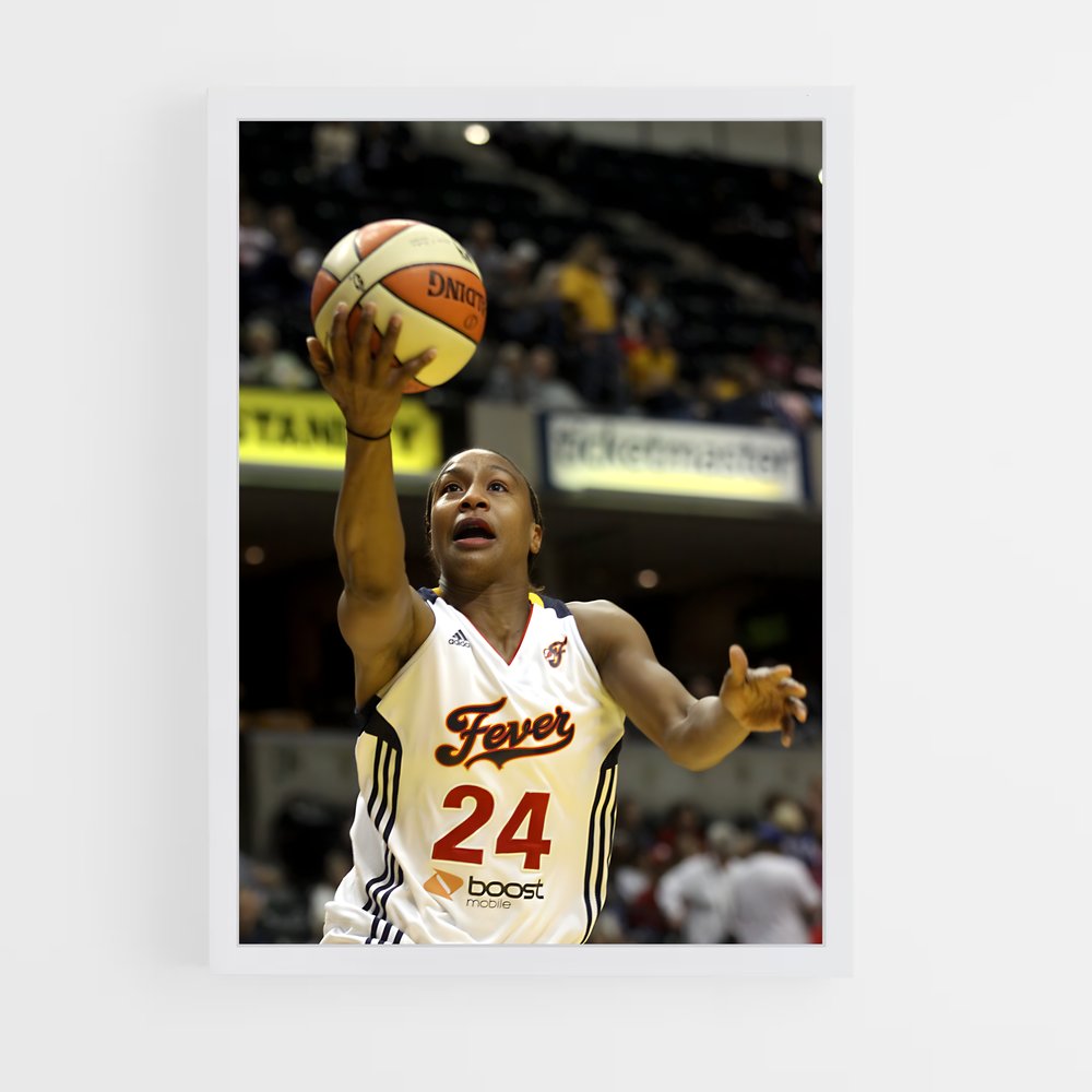 Poster Tamika de catchings – affiche Basketball (vue 3)